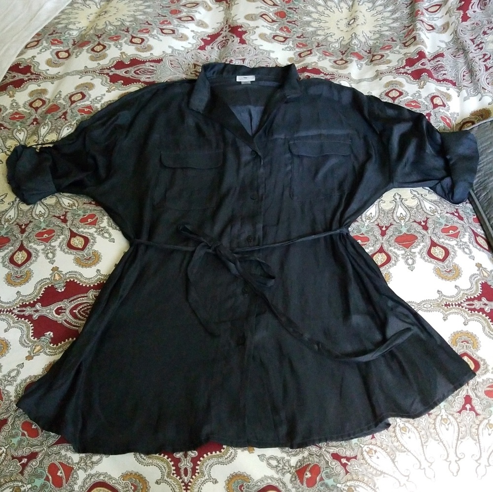 Worthington Long Dark Grey Shirt L